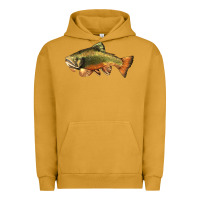 Pigment Peanut Butter leaping brook trout Urban Hoodie - LillyAllenDesigns