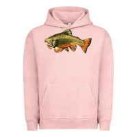 Pigment Salmon leaping brook trout Urban Hoodie - LillyAllenDesigns