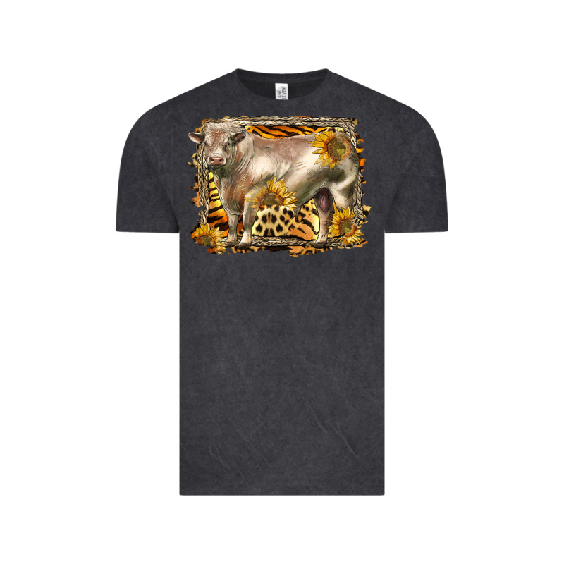 Western Charolais Bull Vintage Tee by LillyAllenDesigns | Teevron