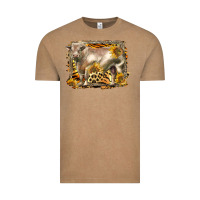 Vintage Coffee western charolais bull Vintage Tee - LillyAllenDesigns
