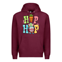 Burgundy Easter hip hop gnome Premium Hoodie - OliviaCreatesArt