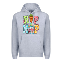 Heather Grey Easter hip hop gnome Premium Hoodie - OliviaCreatesArt