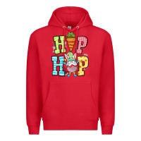 Red Easter hip hop gnome Premium Hoodie - OliviaCreatesArt