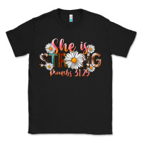Black Western She Is Strong Classic Tee - LillyAllenDesigns