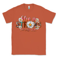 Copper Western She Is Strong Classic Tee - LillyAllenDesigns