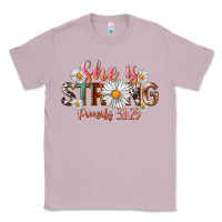 Lilac Western She Is Strong Classic Tee - LillyAllenDesigns