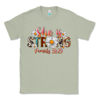 Matcha Western She Is Strong Classic Tee - LillyAllenDesigns