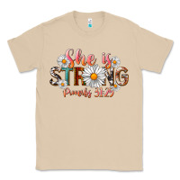 Mushroom Western She Is Strong Classic Tee - LillyAllenDesigns
