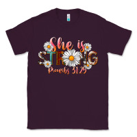 Plum Western She Is Strong Classic Tee - LillyAllenDesigns