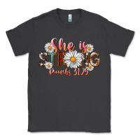 Smoke Western She Is Strong Classic Tee - LillyAllenDesigns