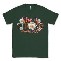 Sports Green Western She Is Strong Classic Tee - LillyAllenDesigns