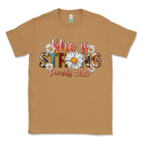 Toasted Coconut Western She Is Strong Classic Tee - LillyAllenDesigns
