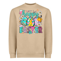 Mushroom Happy Easter Egg Nurse Heavyweight Sweatshirt - HowdyJamesFarm