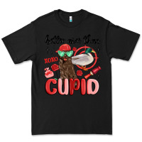 Black better aim than cupid with dog and duck Premium Tee - MaliasSmallBusiness