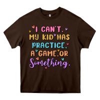 Chocolate Brown sports mom Heavy Core Tee - MaliasSmallBusiness
