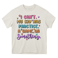 Cream sports mom Heavy Core Tee - MaliasSmallBusiness
