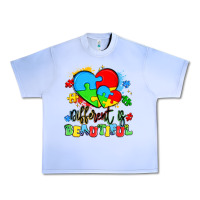 Grape Ice different is beautiful Urban Heavy Tee - Artiststas