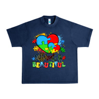 Navy different is beautiful Urban Heavy Tee - Artiststas
