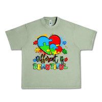 Oil Green different is beautiful Urban Heavy Tee - Artiststas