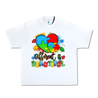 White different is beautiful Urban Heavy Tee - Artiststas