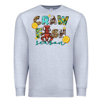 Heather Grey crawfish season 2 Premium Sweatshirt - FaDigitalArtStudio