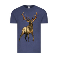 Vintage Denim elk deer Vintage Tee - LillyAllenDesigns