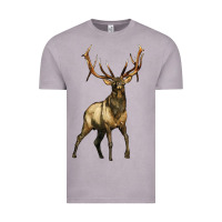 Vintage Zinc elk deer Vintage Tee - LillyAllenDesigns
