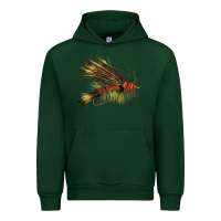 Foreset Green Fish Fly Urban Hoodie - LillyAllenDesigns
