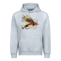 Heather Grey Fish Fly Urban Hoodie - LillyAllenDesigns