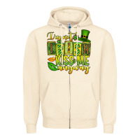 Sandshell St. Patrick's I am not irish kiss me anyway Zipper Hoodie - OliviaCreatesArt