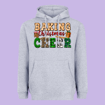 Baking Christmas Cheer Heavyweight Hoodie Designed By Fadigitalartstudio