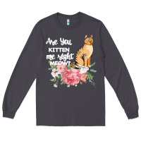Smoke Cat Maine coon gift kidding kitten meow pussycat Long Sleeve Tee - Bettercallsaul