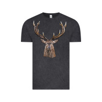 Vintage Black elk deer head Vintage Tee - LillyAllenDesigns