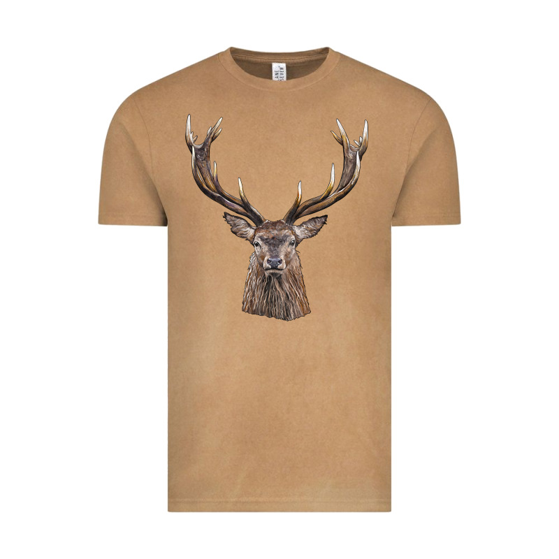 Elk Deer Head Vintage Tee by LillyAllenDesigns | Teevron