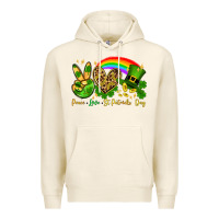 Tofu Peace love St. Patrick's Day Premium Hoodie - OliviaCreatesArt