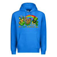 True Royal Peace love St. Patrick's Day Premium Hoodie - OliviaCreatesArt