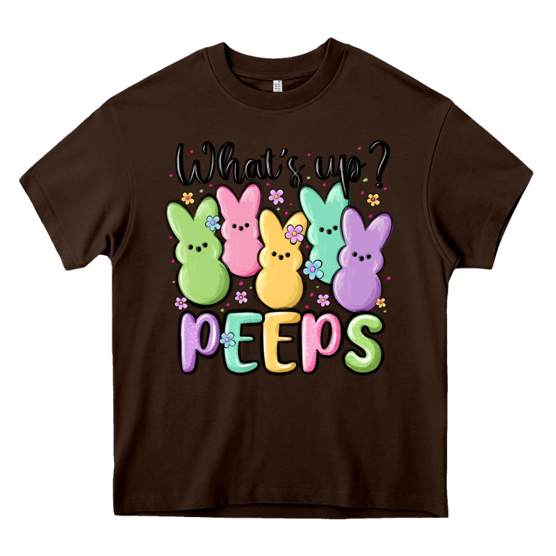 What's Up Peeps Heavy Core Tee by MaliasSmallBusiness | Teevron