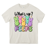 Cream what's up peeps Heavy Core Tee - MaliasSmallBusiness
