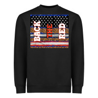 Black America back the red Heavyweight Sweatshirt - TumblerDesignByShophia