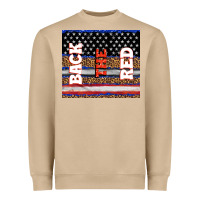 America Back The Red Heavyweight Sweatshirt | Teevron