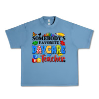 Pebble Blue somebody's favorite daycare teacher Urban Heavy Tee - Artiststas