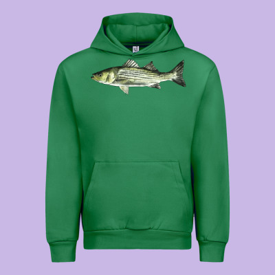 Striped Bass Urban Hoodie Designed By Lillyallendesigns