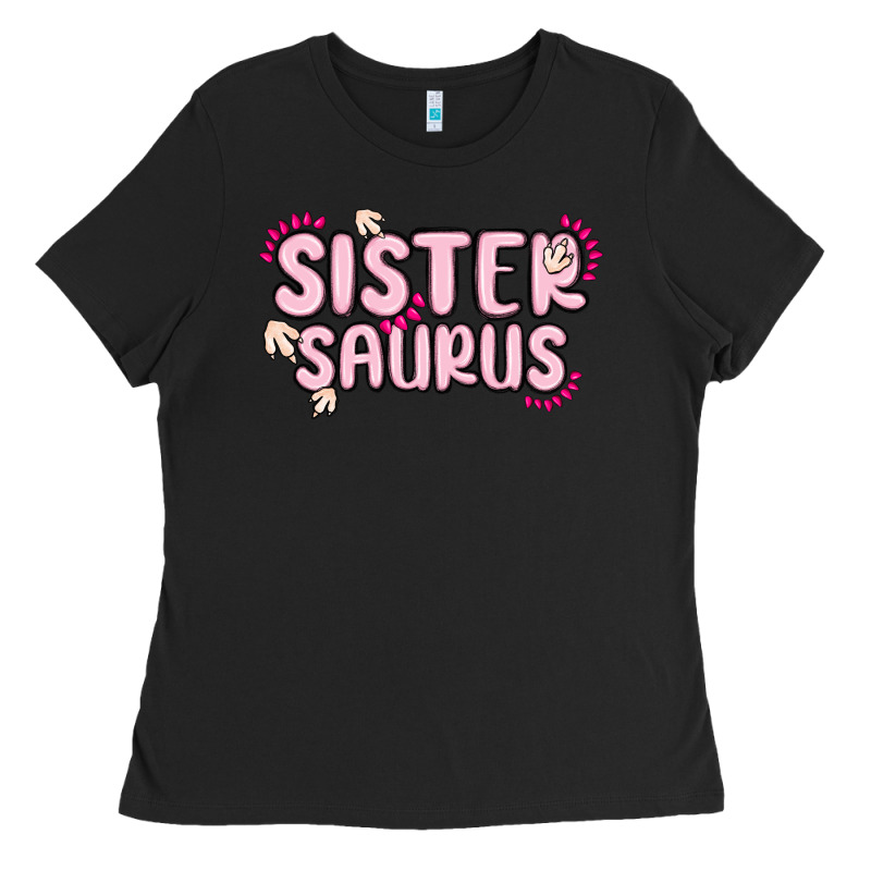 Sister Saurus Ladies Tee by MaliasSmallBusiness | Teevron