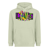 Matcha mardi gras love Heavyweight Hoodie - FaDigitalArtStudio