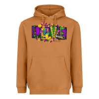 Meerkat mardi gras love Heavyweight Hoodie - FaDigitalArtStudio
