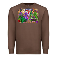 Chestnut christmas louisiana mardi gras trees Premium Sweatshirt - FaDigitalArtStudio