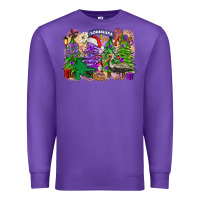 Christmas Louisiana Mardi Gras Trees Premium Sweatshirt | Teevron