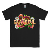 Black Grateful Religious Classic Tee - LillyAllenDesigns