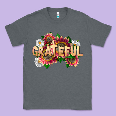Grateful Religious Classic Tee Designed By Lillyallendesigns