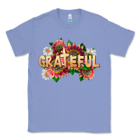 Colony Blue Grateful Religious Classic Tee - LillyAllenDesigns